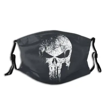 

Punisher Non-Disposable Face Mask Pattern Skull Dust Mask Protection Mask Respirator Mouth Muffle
