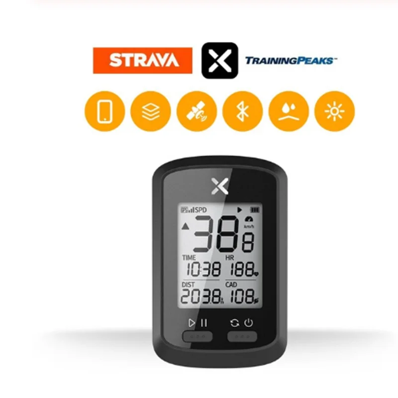 G plus computer XOSS велосипед gps датчик Каденции Спидометр Bluetooth Fietscomputer Draadloos двойной муравей+ беспроводной для iGPSPORT BrytonBiek Acce - Цвет: G plus computer