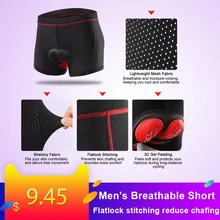 Велосипедные шорты, нижнее белье для велоспорта, гелевые подушечки, противоударные велосипедные трусы, велосипедные шорты, дышащий велосипед, нижнее белье