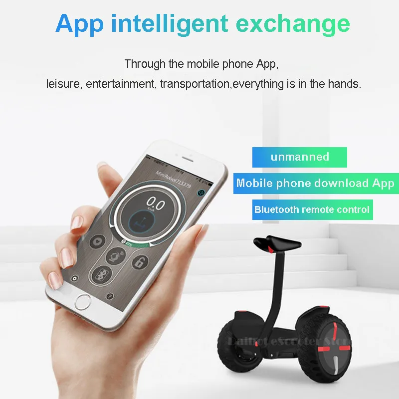 Daibot Electric Scooters Adults 10 Inch Two Wheel Self Balancing Scooters With APPBluetooth 700W 54V Off Road Hoverboard (11)