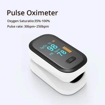 

Portable Finger Pulse Oximeter Oximetro De Dedo Saturatiemeter Measure Blood Oxygen Monitor Spo2 LED Saturometro Pulsioximetro