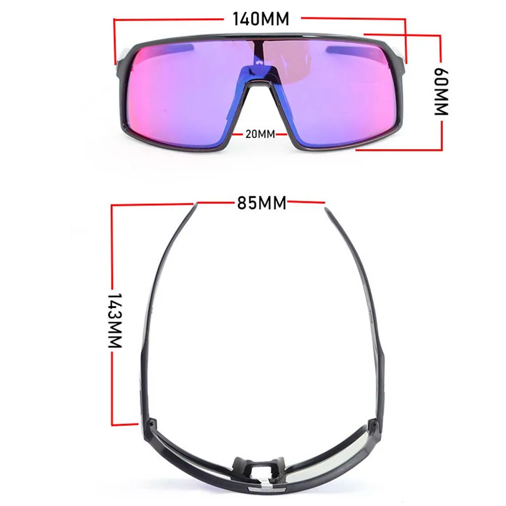 Polarized Cycling Glasses Sutro UV400 Bicycle Sunglasses Men Women Sport Mountain Bike Glasses 3 Lens Cycling Accessories BC0063 (18)