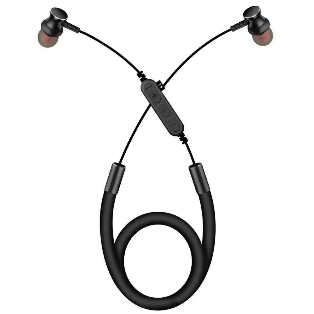 Wireless Headphone Soft Foldable Stereo Bass Headset With Mic Support TF SD Card Bluetooth V5 0 Earphone Sporting Neck Hanging