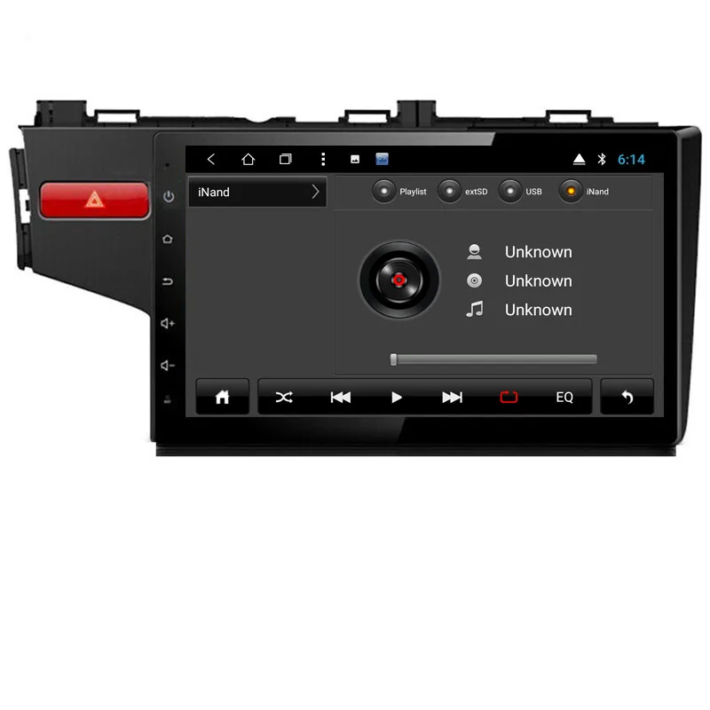 NaviTopia 1024*600 10,2 дюймов 8 core ram 2G rom 32G Android 8,1 автомобильный радиоплеер для Honda Fit-с картами