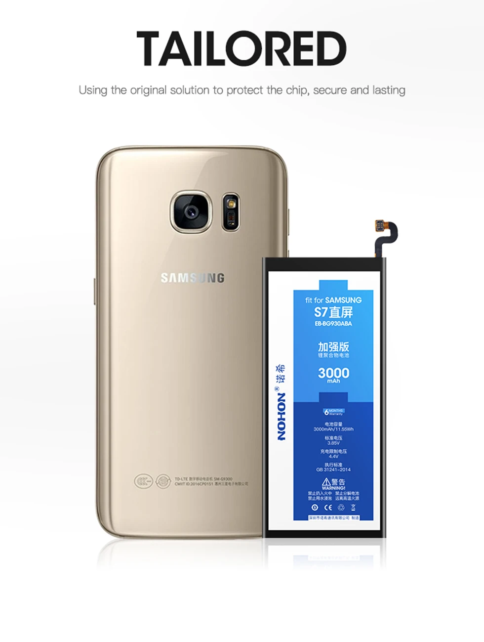 NOHON для samsung Galaxy S8 S6 S7 Edge батарея SM-G950F G920F G925F G930F G935F телефон большой емкости заменить Бесплатные инструменты
