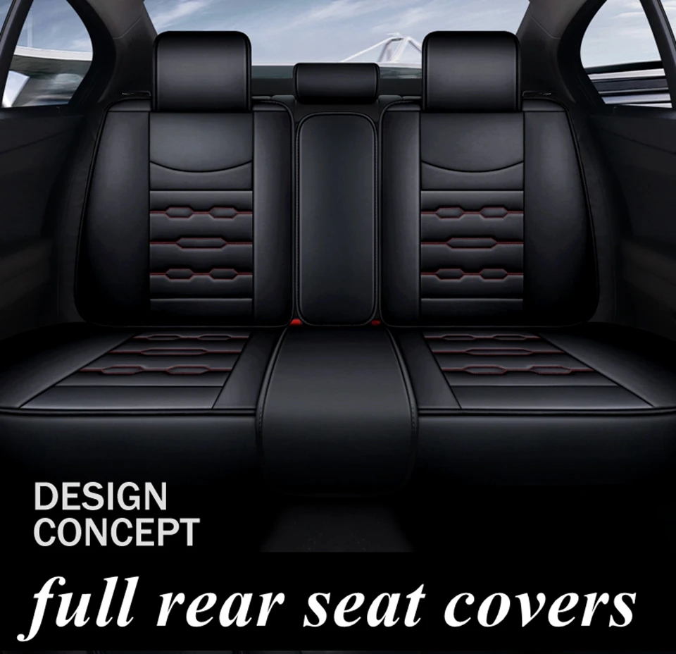 Front+Rear Car Seat Cover for Toyota RAV4 Avensis CHR Avensis Camry 4RUNNER Reiz Land Cruiser AVALON FORTUNER Car accessories