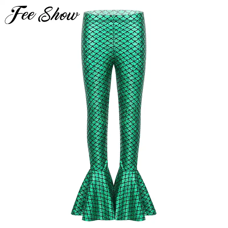 plus size mermaid flare pants