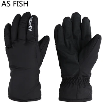 

Ski gloves for men women waterproof outdoor mountaineering riding cold winter warm adult single and double board thick gloves