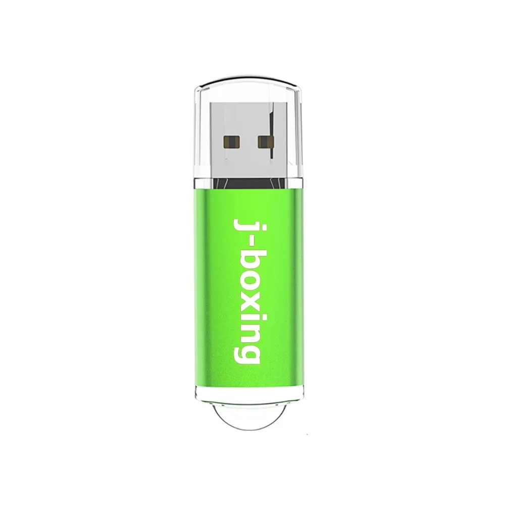 J-бокс USB флэш-накопители 16 Гб оперативной памяти, 32 Гб встроенной памяти, прямоугольник на флэшке, 4 ГБ 8 ГБ карта флэш-накопители с Кепки 1 Гб оперативной памяти, 32 Гб встроенной памяти USB 2,0 палочки зеленый 5 шт./упак