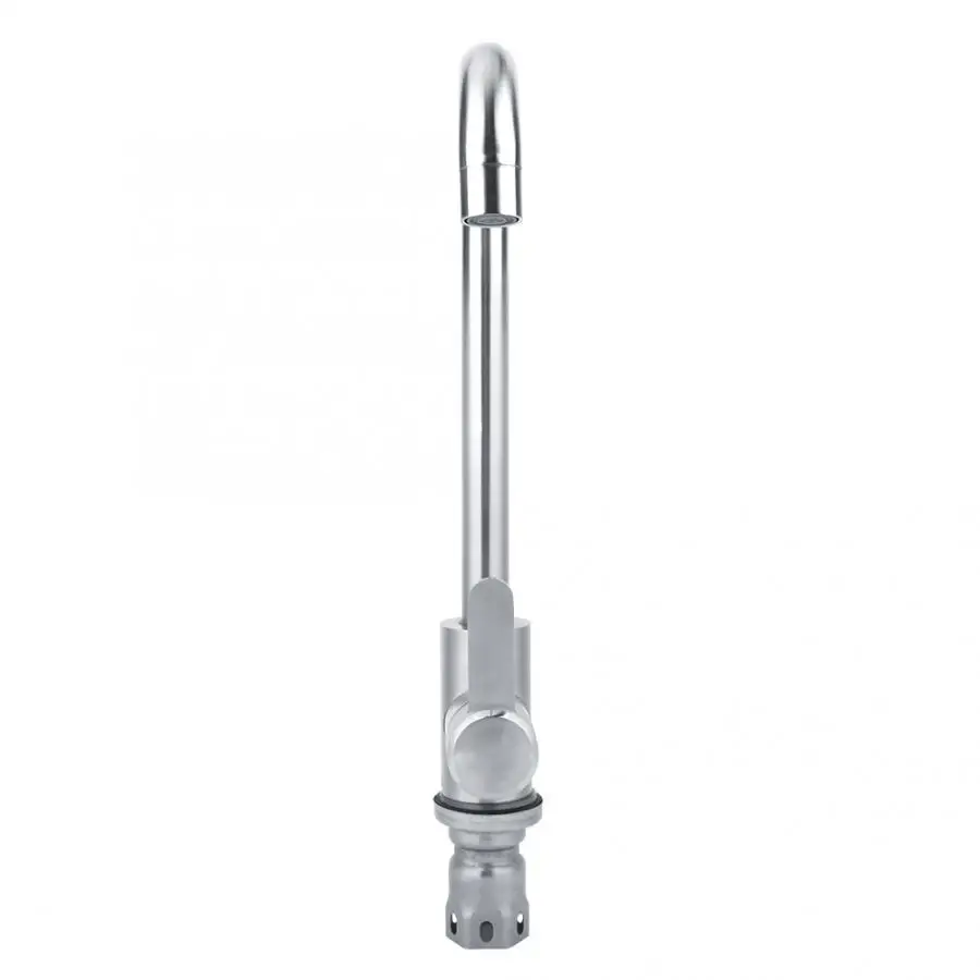 

360 Degree G1/2in Rotate Household Kitchen Bathroom Hot Cold Water Stainless Steel Faucet