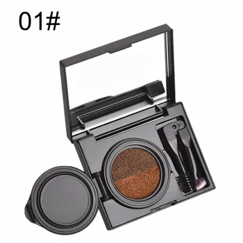 

HOT BEEZAN Double Color Air Cushion Eyebrow Cream Waterproof Smudge-proof Gel Eyeliner Eyebrow Beauty Makeup Enhancer With Brush