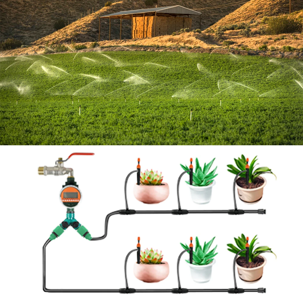 Faucet Y-type Distribution Plastic Switch Water Pipe Double Head Small Nozzle Saving Watering Irrigation Tool Kits Faucet Y-type Distribution Plastic Switch Water Pipe Double Head Small Nozzle Saving Watering Irrigation Tool Kits