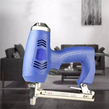 Электрический пистолет для ногтей 220 В 1800 Вт Электрический гвоздезабиватель и степлер DIY Электрический степлер штапельный пистолет молоток гвоздезабивающий пистолет