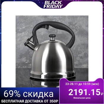 

Whistling kettle 3 l "Silver", encapsulated bottom, induction