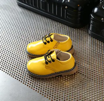 

Children Casual Shoes Child Leather Sport Shoes Male Female Child Fashion Vintage Leather Martin Boots Baby Sneakers