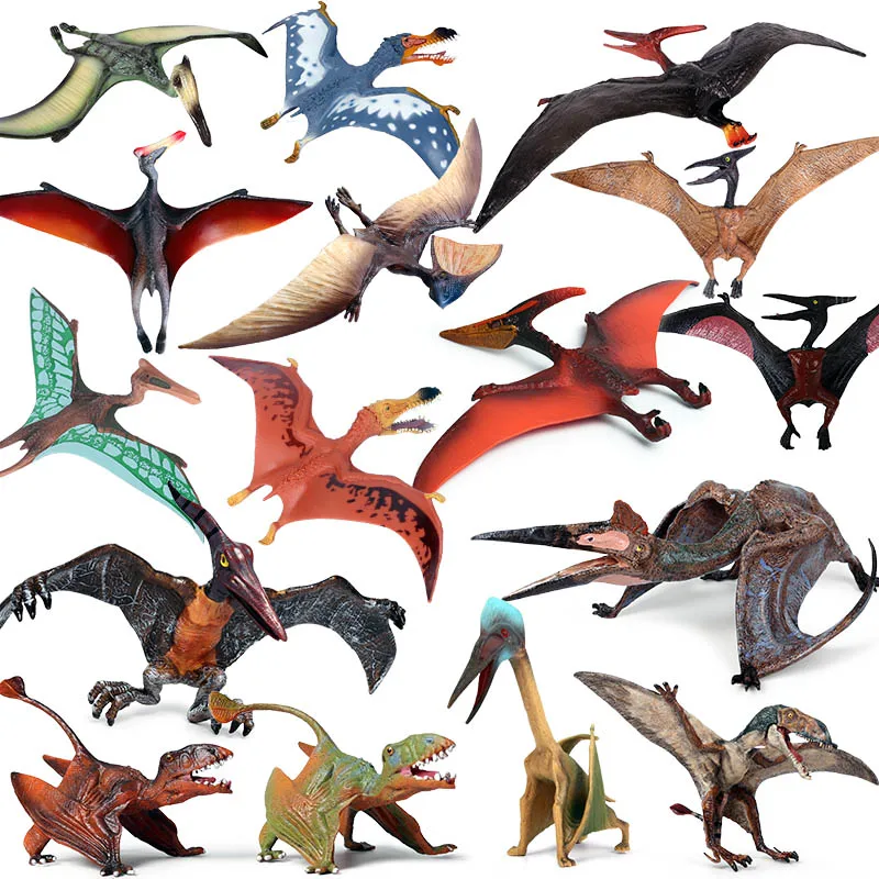 

Oenux Classic Original Jurassic Pterodactyl Predator Action Figures Quetzalcoatlus Dinosaur Animals Model PVC Collection Kid Toy