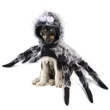 

Pet Spider Harness Costume Halloween Funny Novelty Spider Clothing for Small Medium Large Dogs