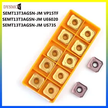 VP15TF UE6020 US735 outil de fraisage de haute qualité, avec insert en carbure, tour CNC, outil de coupe, SEMT13T3AGSN-JM