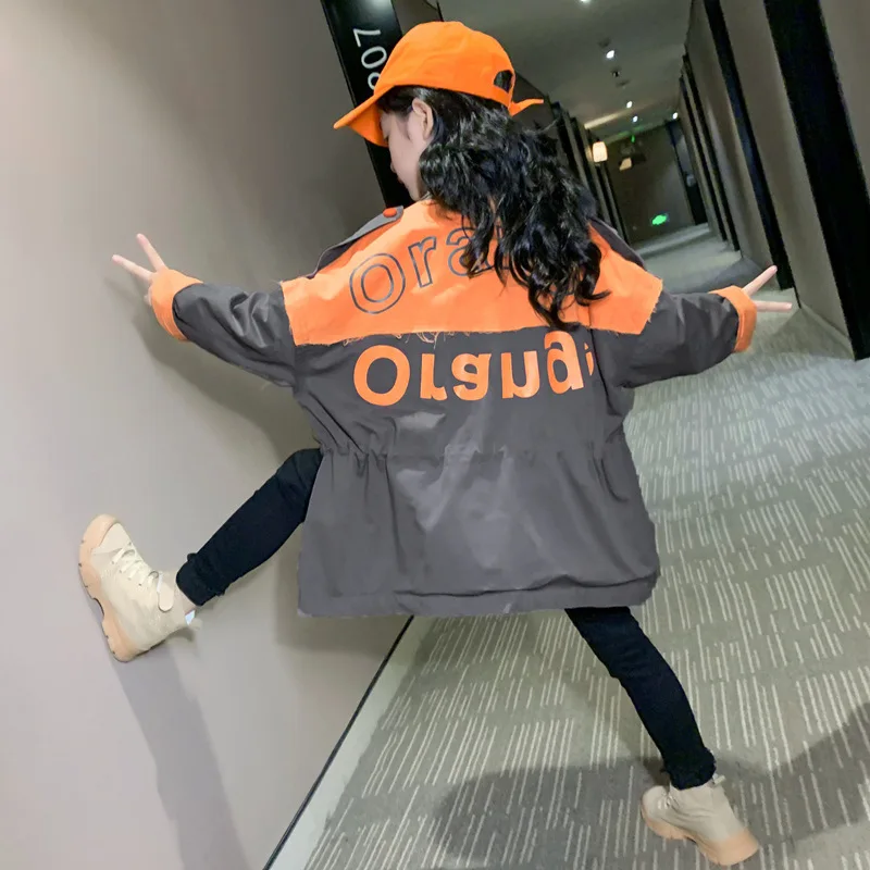 

Girl'S Coat Autumn And Winter 2019 New Style Korean-style Western Style Women's Large CHILDREN'S Garment Online Celebrity GIRL'S