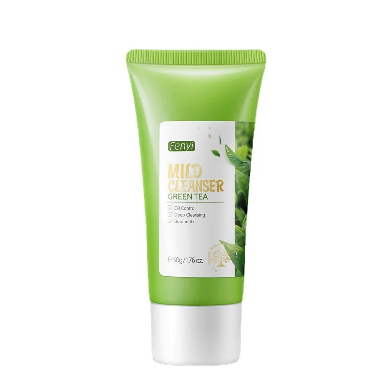 Green Tea Facial Cleanser - Natural Plant-Based Deep Cleansing & Moisturizing Formula