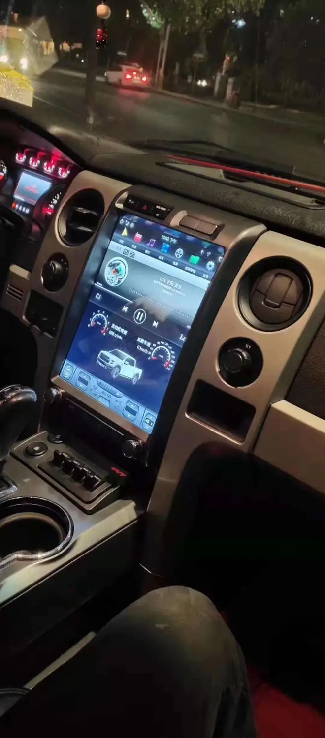 1" экран Tesla навигация для Ford Raptor F150 2012 Android 8,1 автомагнитола gps bluetooth Мультимедиа carplay 2K видео головное устройство