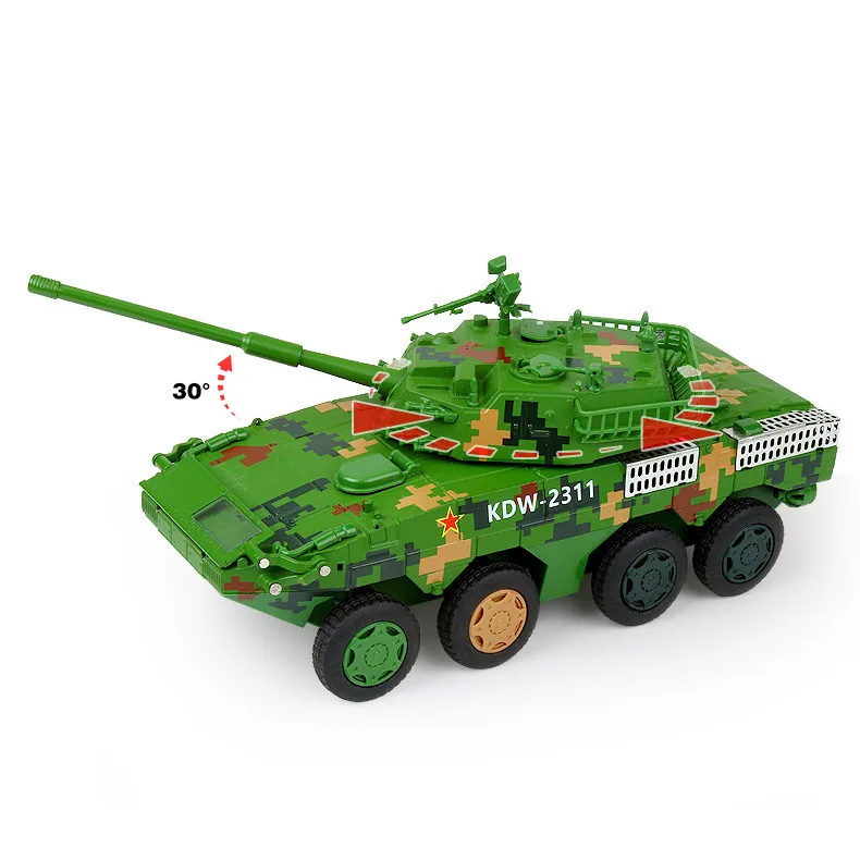 

1: 32 Wheeled Assault Gun Armoured Car Personnel Carriers (APC) Model Military Model Wheeled Armoured Car Alloy Tank