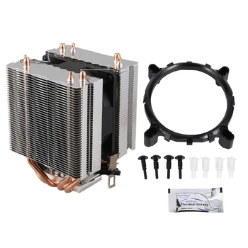 

XUEYUFENGSHEN CPU Cooler 4 Pure Copper Heat Pipe Two Cooling Towers Cooling System 9cmCPU Cooling Fan CPU Radiator for AMD