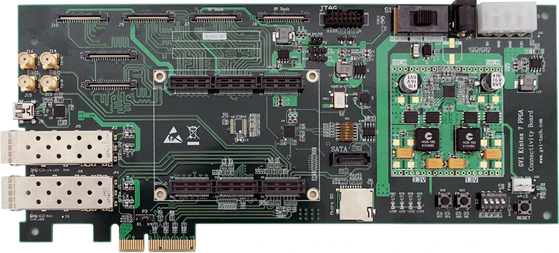 Kintex 7 высокоскоростная Соединительная плата PCIe Gen2 X4 Dual 10G Ethernet |Датчик ABS| |