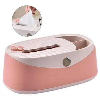 

Plastic Tissue Holder Desktop Paper Napkin Box Storage Container Simple Rectangle Storage Container Paper Towel Organizer