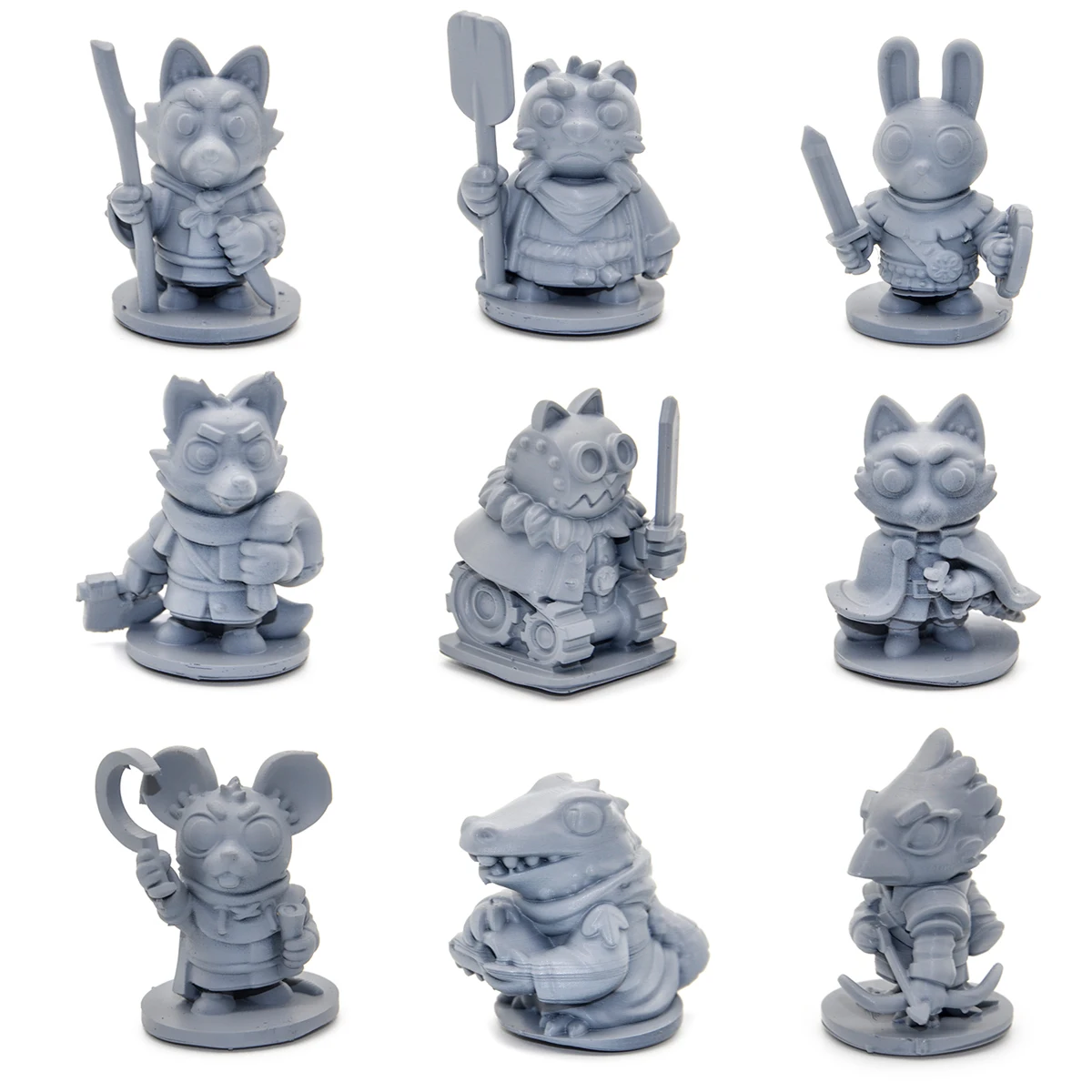 3d Print Root Trpg Board Game Token Characters Lizard Cat Alliance Eagle  Ranger Chamber Of Commerce Rabbit Fox Rat Miniatures - Fantasy Figurines -  AliExpress