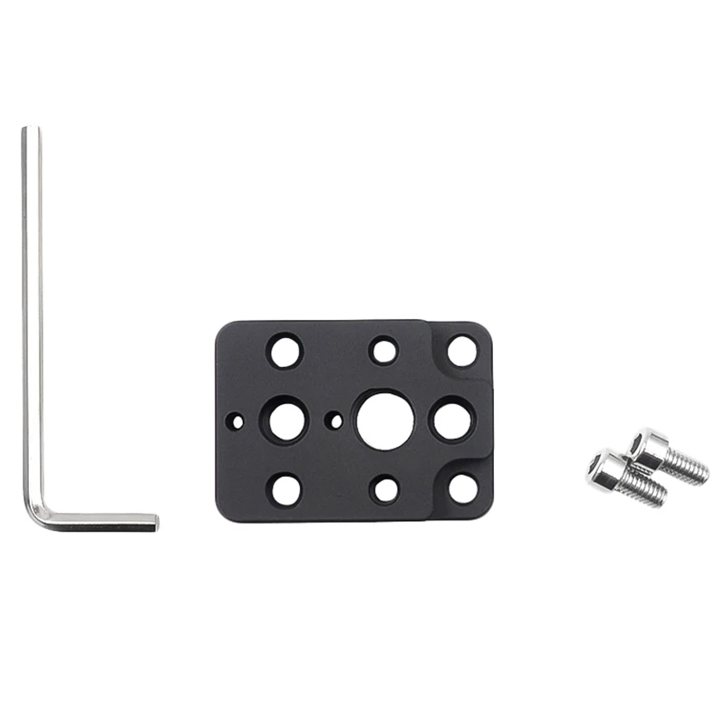 

FFYY-STARTRC Ronin Handle Gimbal External Mounting Plate for Standard Rosette 1/4 Screw Monitor Holder M4 To 3/8 for DJI Ronin S