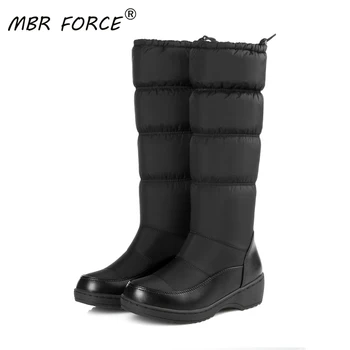 

MBR FORCE New Fashion warm snow boots Ladies women platform waterproof winter for woman down boots Female footwear botas mujer