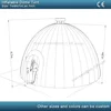 7m Black Inflatable Dome Tent For Outdoor Events Party Igloo Tent Cover Large Marquee Advertising Promotion Air Roof 2