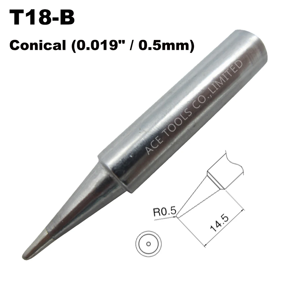 T18 Series Soldering Tips Fit HAKKO FX-888 FX-888D FX-8801 FX-600 Lead Free Iron Nozzle Welding Handle Pencil Bit welding rods