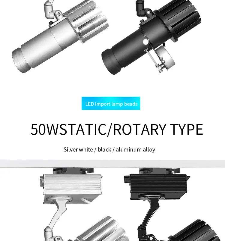 HD рекламный пользовательский текстовый узор Настольный Трек Светодиодный проекционный светильник направляющая Гобо проектор для магазина ведущий направляющий путь