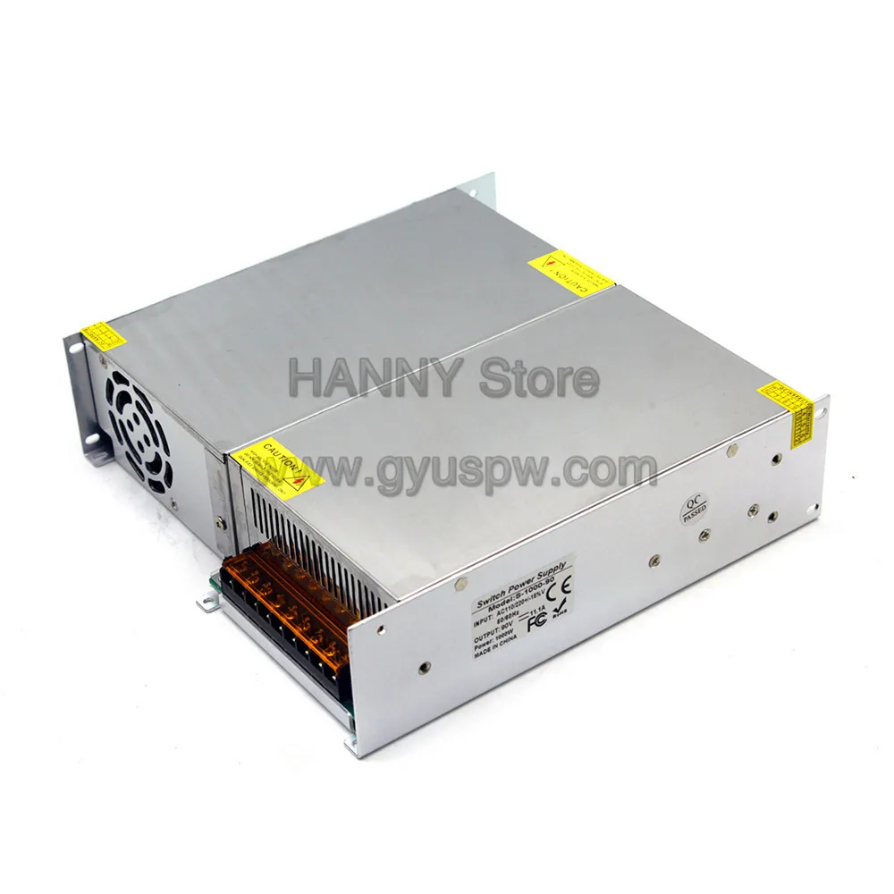 Переменный источник питания постоянного тока 90V 11.1A 1000W Трансформатор 110V 220V AC DC90V SMPS для шагового двигателя CNC машинное оборудование