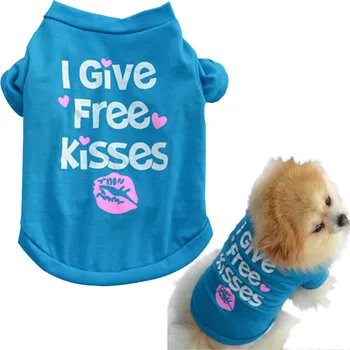 

2020 Pet Dog Shirt Pet Puppy Summer Shirt Small Dog Cat Pet Clothes Vest T Shirt Tshirt Camiseta Perro Puppy Костюм Для Собак