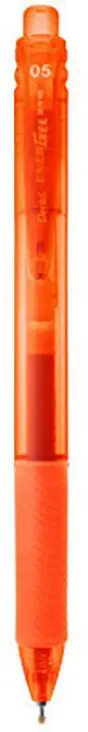 Pentel BLN105 Energy Gel 0,5 мм разноцветная гелевая ручка чернильные гелевые ручки Япония - Цвет: Orange
