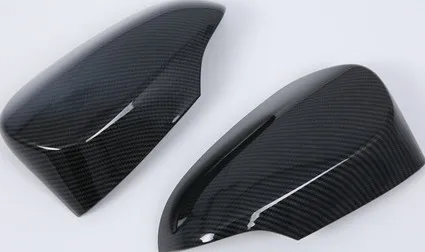 2PCS Carbon Fiber /Chrome Rearview Mirrors Cover Cup For Toyota Avalon Venza Corolla C-HR CHR Auris Yaris