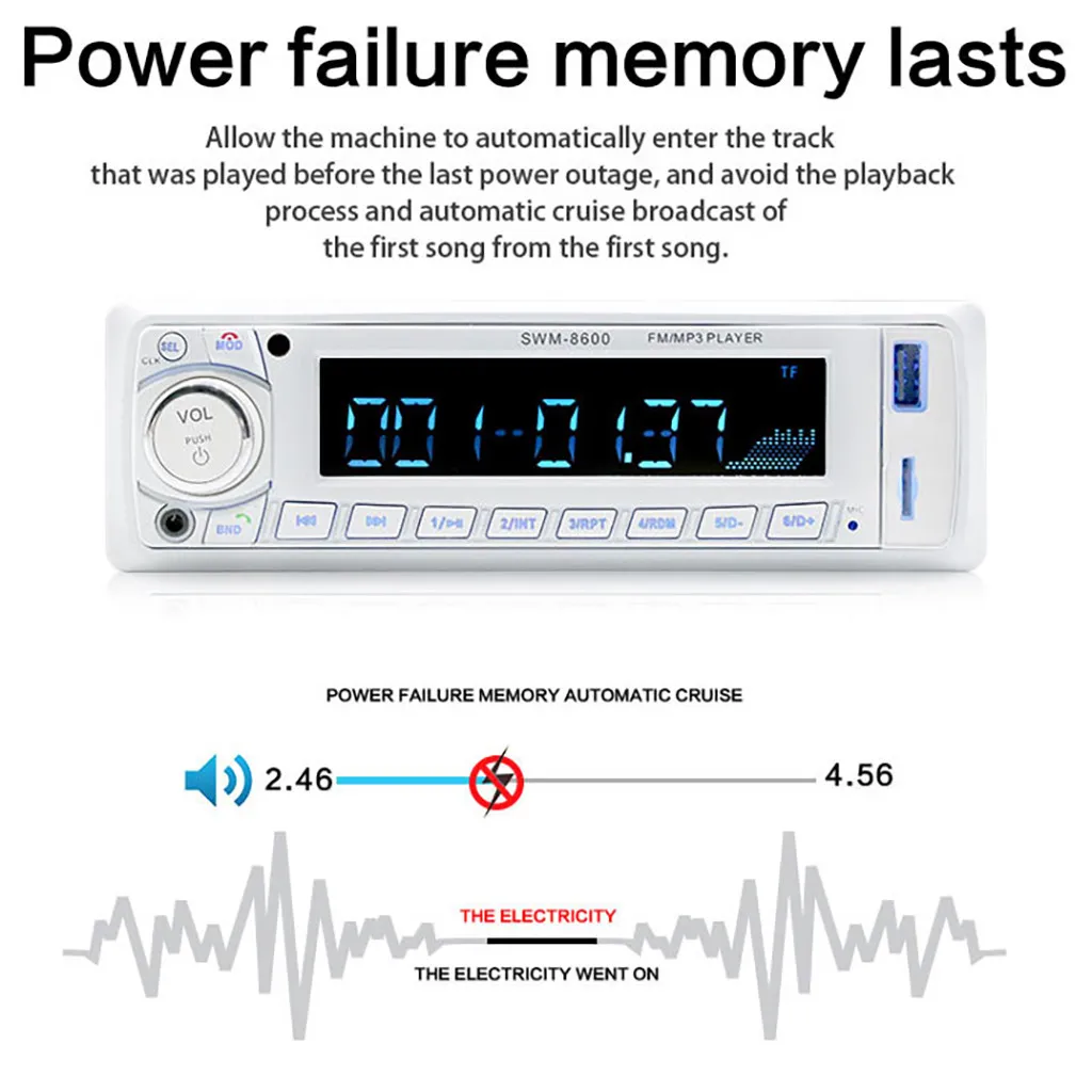 Автомобильный Mp3 плеер Mpa3 12 В цифровой усилитель с Bluetooth mp3 u диск радио без потерь
