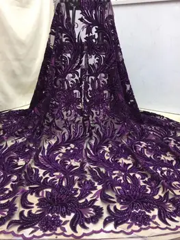 

2020 Newest design French Velvet lace fabrics! African velvet Lace fabric with Sequins cotton African lace fabric Wedding Dress
