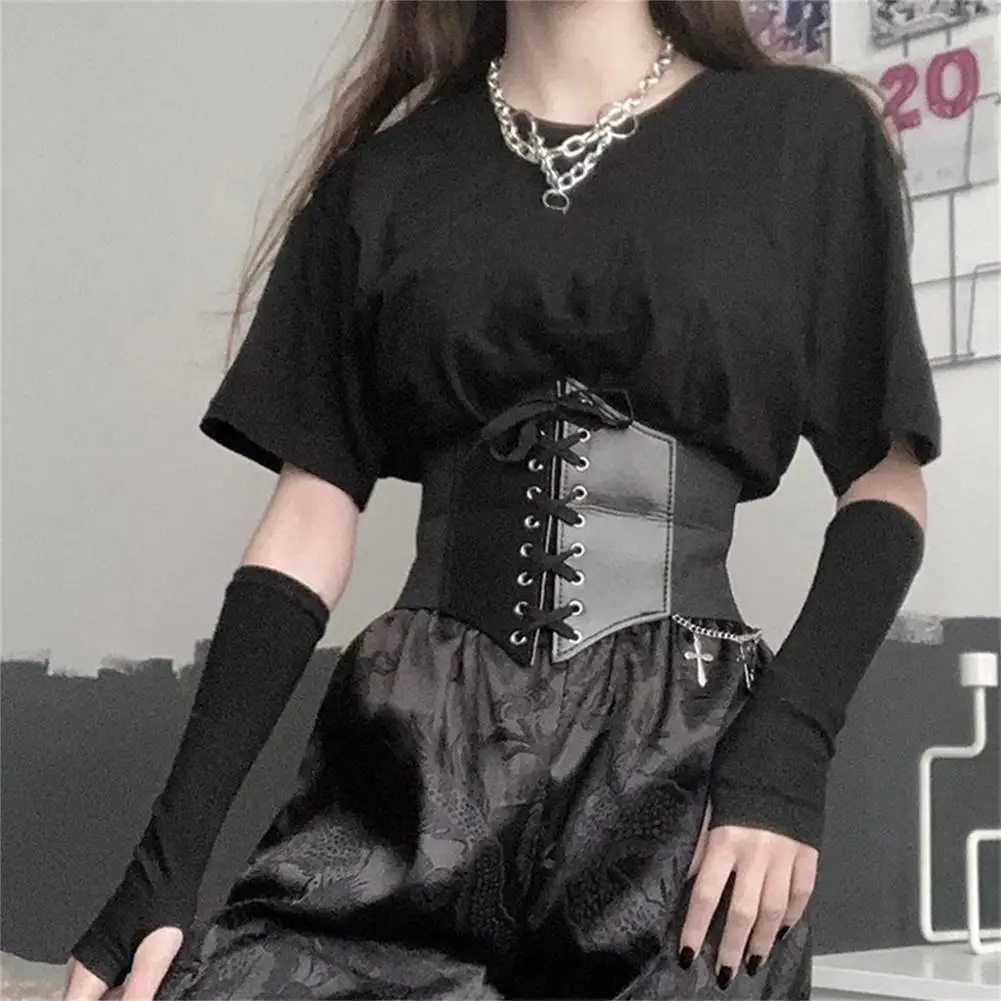 Ladies Fashion Stretch Belt Elastic Buckle Corset for Wide Dress