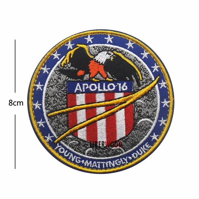 SPACE "Аполлон" патч коллаж Apollo 1, 7, 8, 9, 10, 11, 12, 13, 14, 15, 16, 17, астронавт космический костюм программы сувенирная нашивка значок - Цвет: P