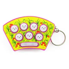 Мини-Портативная Игрушка для хомяка, раннее обучение, Крот, силиконовая Детская электрическая детская игра, стук, цепь, подарок, шумодав, хит