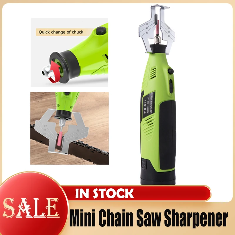 55W 20000rpm Power Electric Grinder Chain Saw Sharpener with Lithium