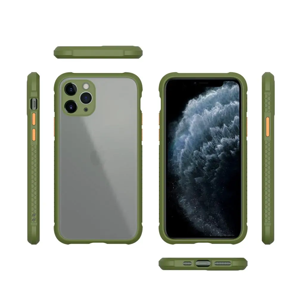 Anti-Fall Clear Case for iPhone 11 Pro Max 11Pro X XR XS Max Hard Case For iPhone 6 6S 7 8 Plus SE 2020 Case Transparent Cover