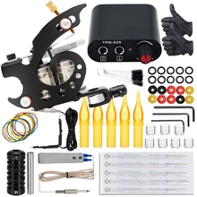

Tattoo Machine Kit Tattoo Equipment Gun Set Tattoo Power Grips Body Art Needles Tattoo Gun Kit for Beginners Free Shipping