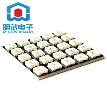 

WS2812B 5*5-digit 5050 RGB LED full-color driver 25-digit color light development board