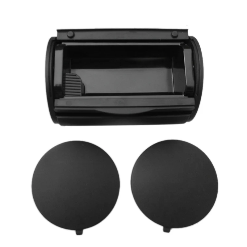 Black Rear Ashtray Bin Ash Tray + Side Caps For Vw Bora Jetta Golf 4