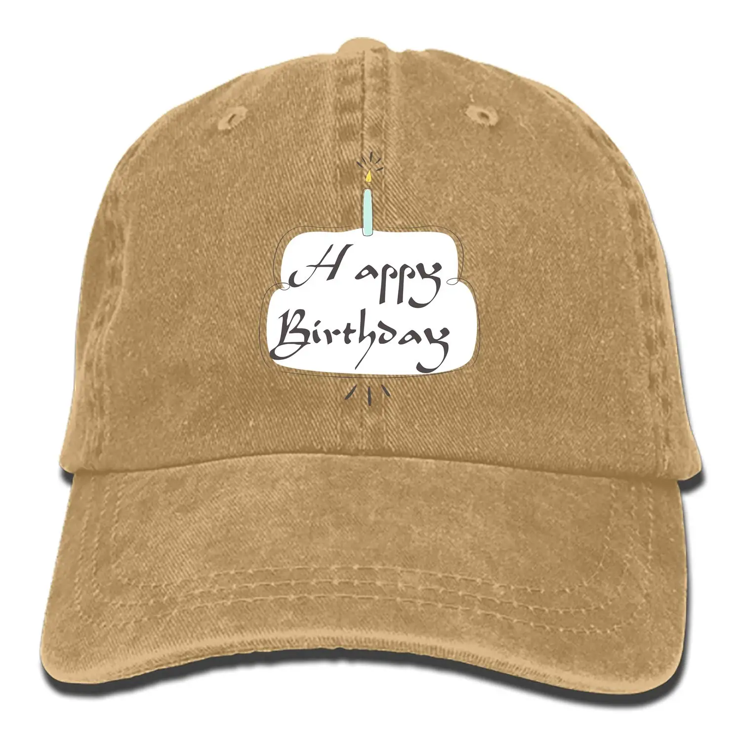 Заказная Классическая хлопковая Регулируемая бейсбольная кепка на день рождения, Кепка-тракер бейсболка